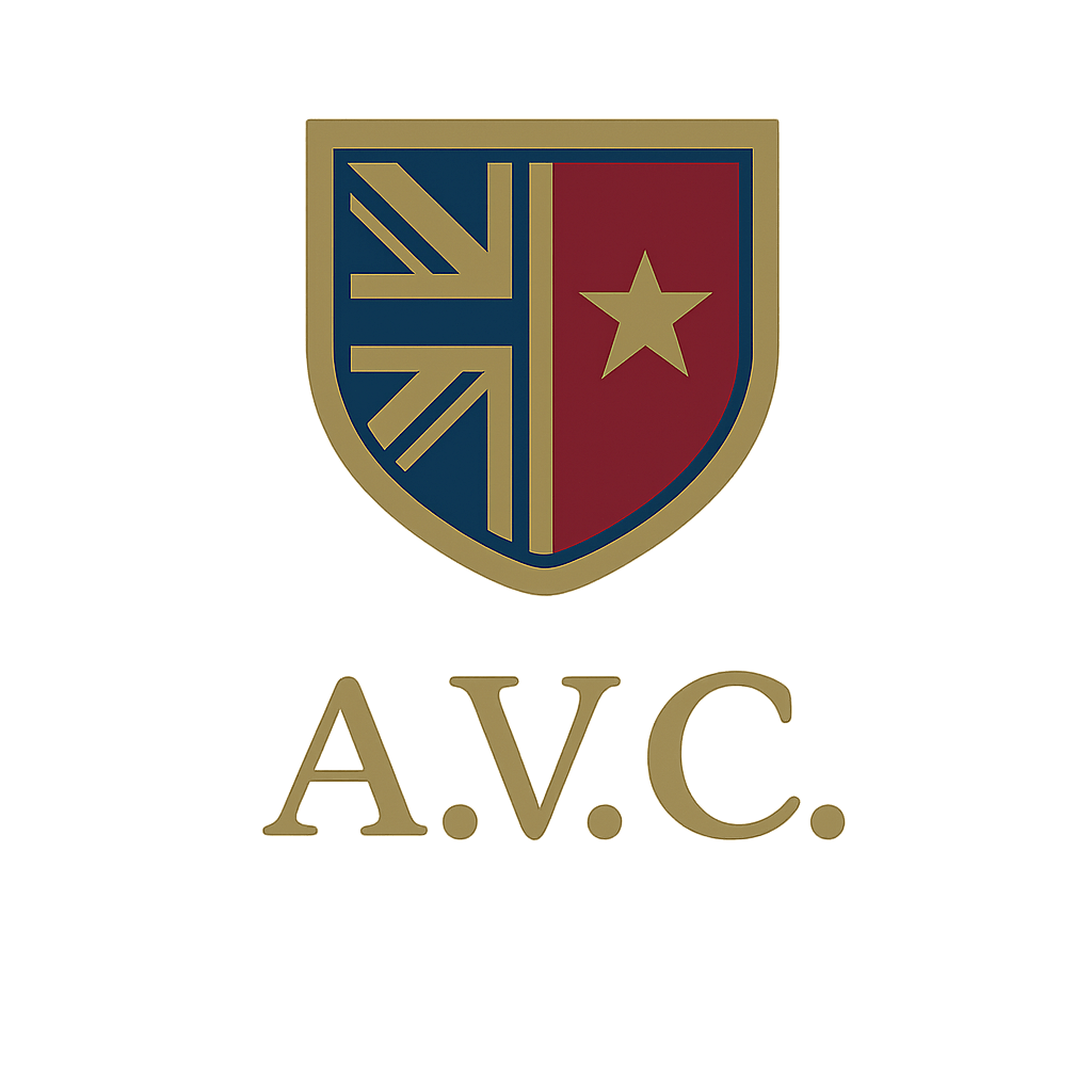 A.V.C. shield logo